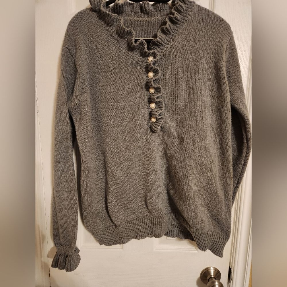 Gray pullover sweater 2XL